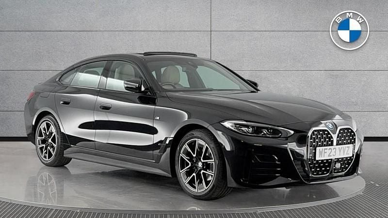 Black Used 2023 BMW 420 Gran Coupé M Sport Coupe | £32,850 (Fair price) - Image 1/4