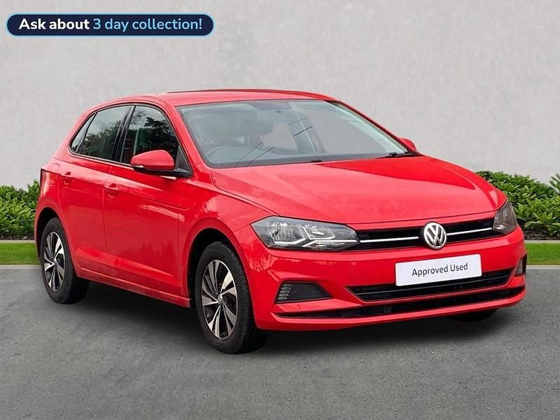 Red Used 2018 VW Polo SE Hatchback | £10,271 (Fair price) - Image 1/4