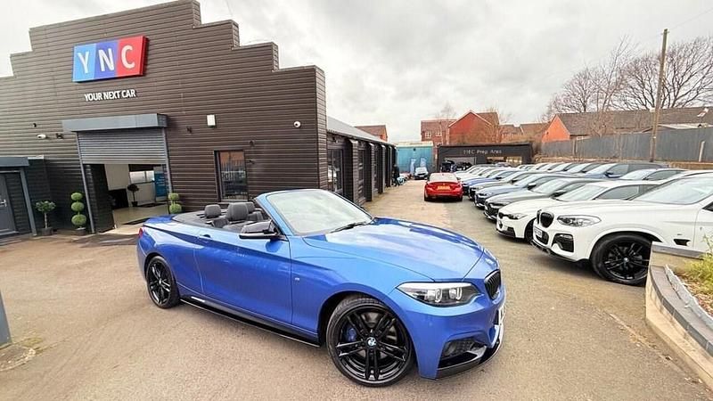 Used BMW 218 M Sport 150 HP (110 kW) 2019 Blue Cabriolet