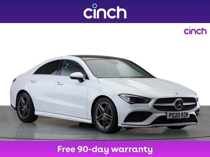 White Used 2020 Mercedes CLA180 AMG Line Premium Plus Sedan | £19,949 (Fair price) - Image 1/3