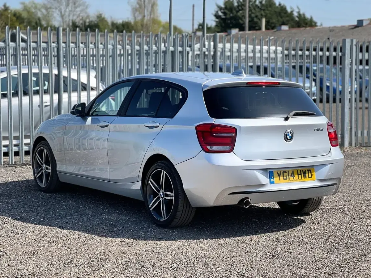 Used BMW 116 Sport Line 2014 Silver Hatchback