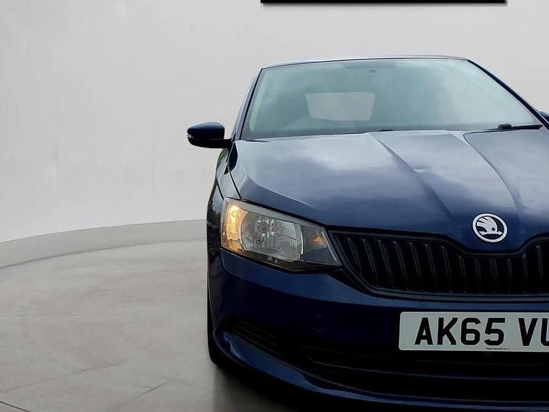 Used Skoda Fabia 60 HP (44 kW) 2015 Blue Hatchback