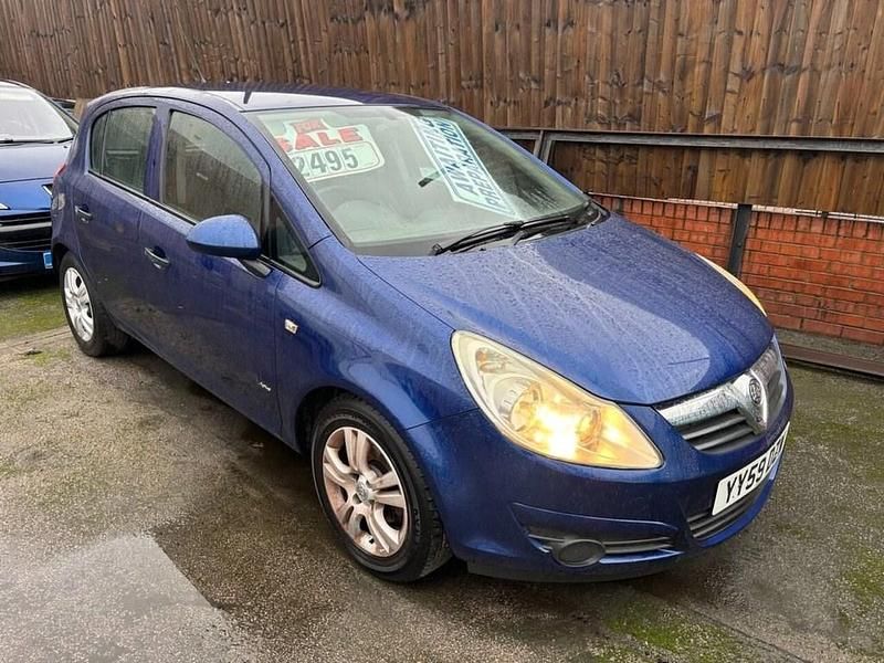 Used Vauxhall Corsa Active 79 HP (58 kW) 2009 Blue Hatchback