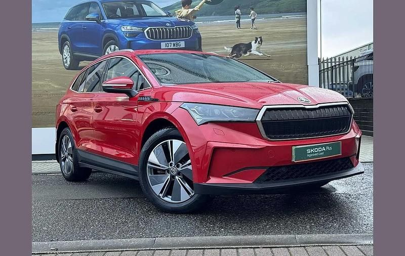 Used Skoda Enyaq iV ecoSuite 150 kW (204 HP) 2023 Velvet red metallic SUV
