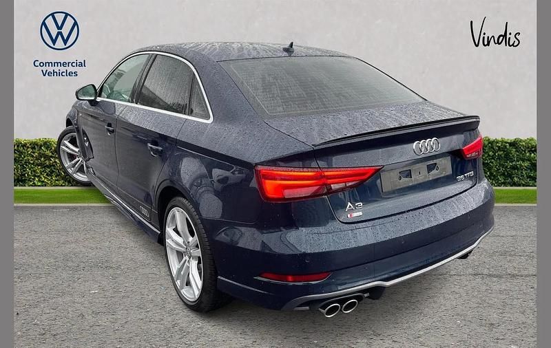 Used Audi A3 S-Line 150 HP (110 kW) 2018 Blue Sedan