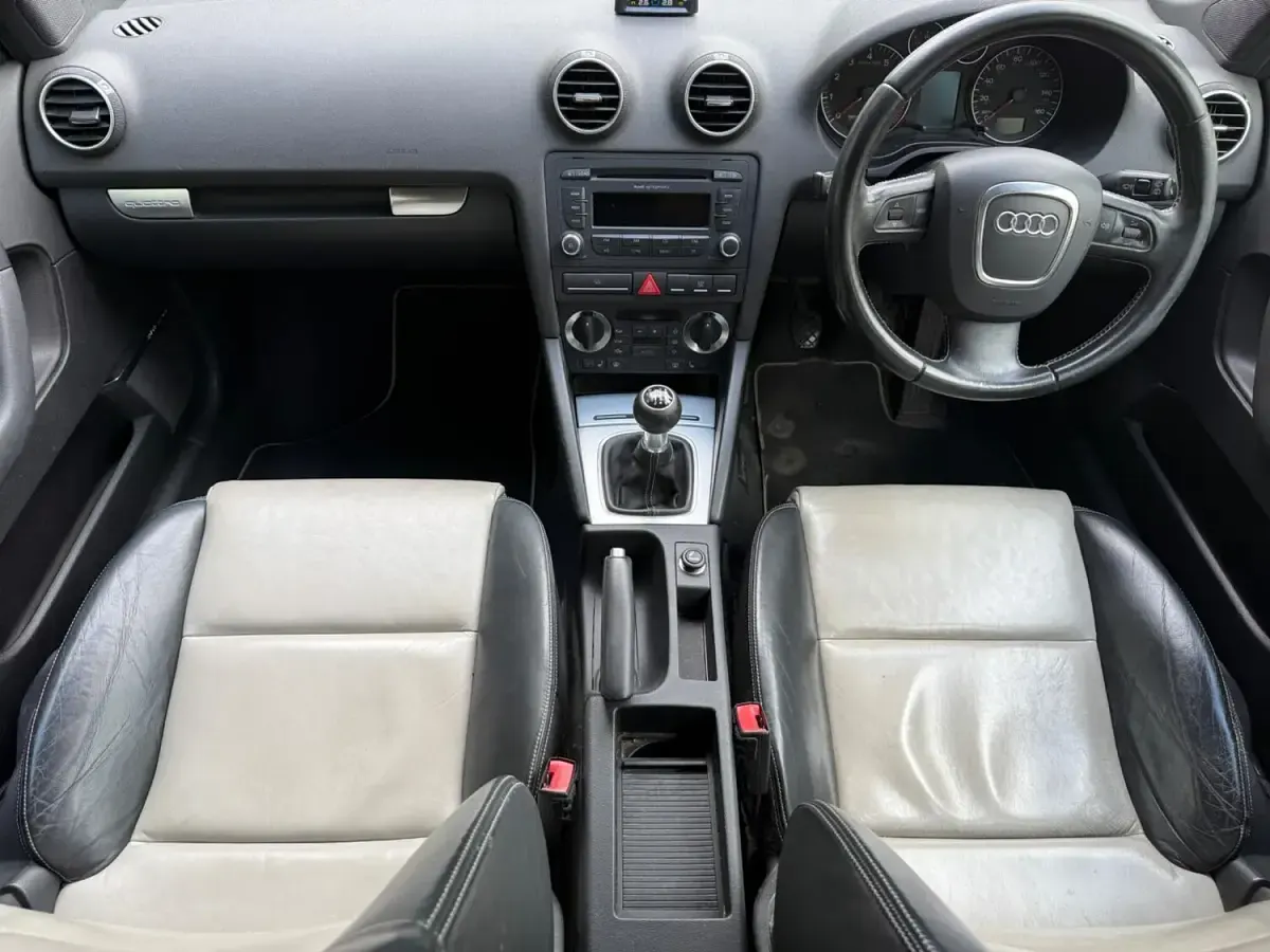 Used Audi A3 S-Line 200 HP (147 kW) 2007 Black Hatchback