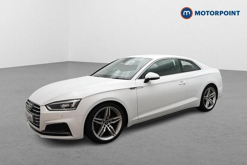 Used Audi A5 S-Line 190 HP (139 kW) 2019 White Coupe