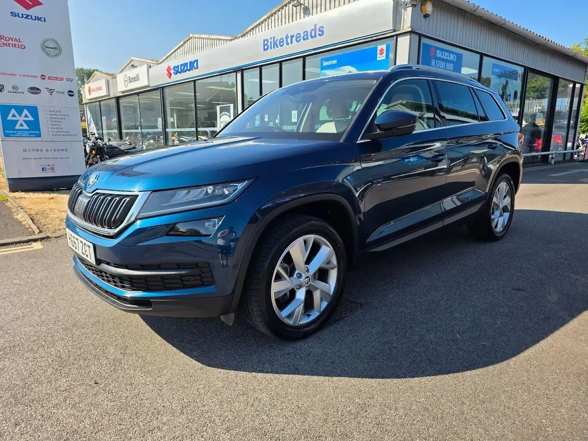 Used Skoda Kodiaq 180 HP (132 kW) 2017 Blue SUV