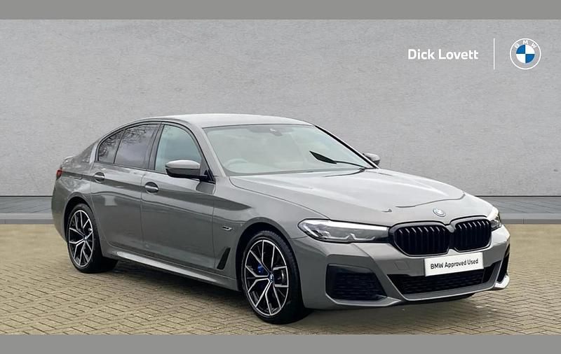 Grey Used 2022 BMW 530e M Sport Sedan | £32,999 (Expensive) - Image 1/4