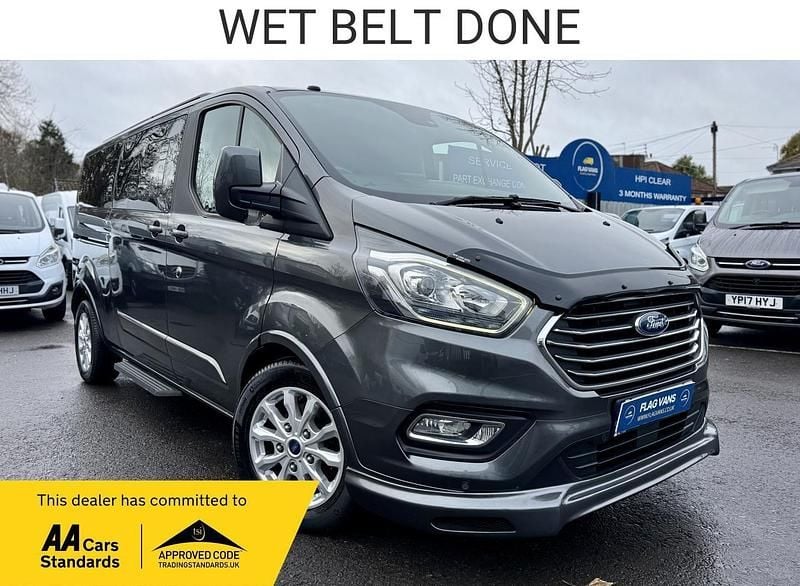 Grey Used 2019 Ford Tourneo Custom Titanium Van | £17,995 (Expensive) - Image 1/4