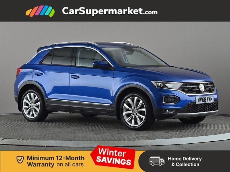 Blue Used 2018 VW T-Roc SEL SUV | £16,997 (Good price) - Image 1/3