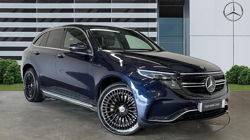 Used Mercedes EQC400 AMG Line Premium Plus 300 kW (408 HP) 2021 Blue SUV
