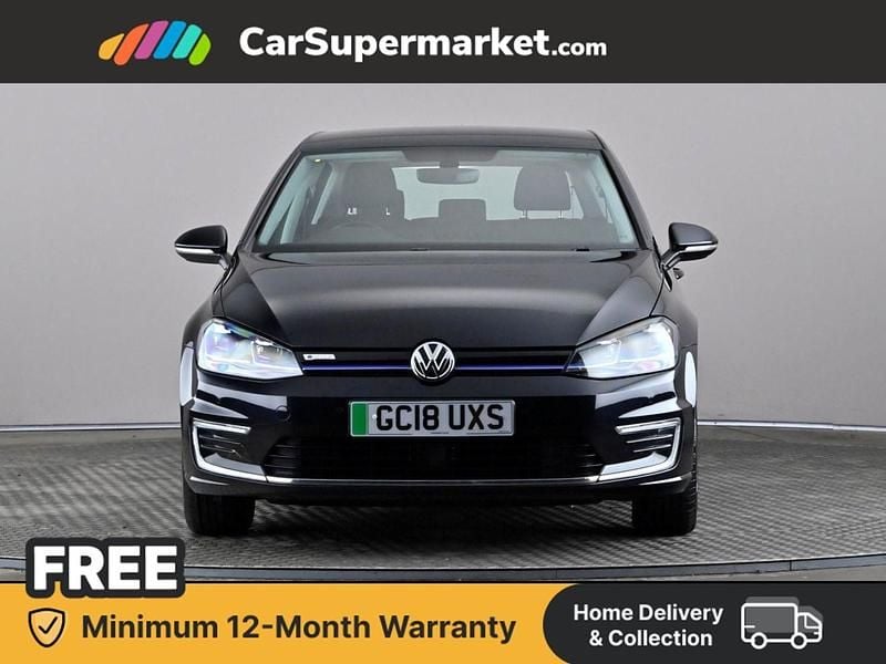 Used VW e-Golf 99 kW (135 HP) 2018 Black Hatchback