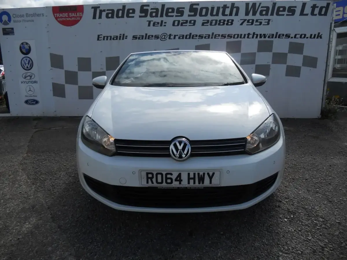 Used VW Golf Cabriolet S 2014 White Cabriolet