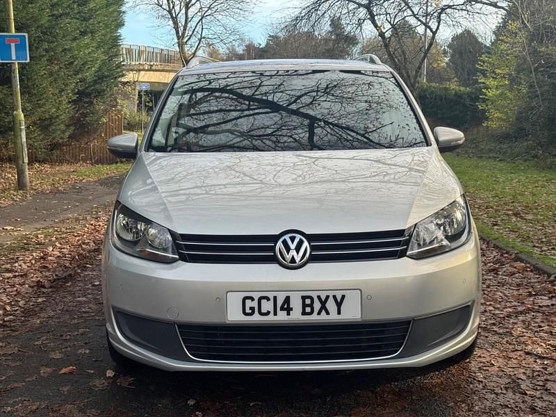 Used VW Touran SE 105 HP (77 kW) 2014 Silver MPV
