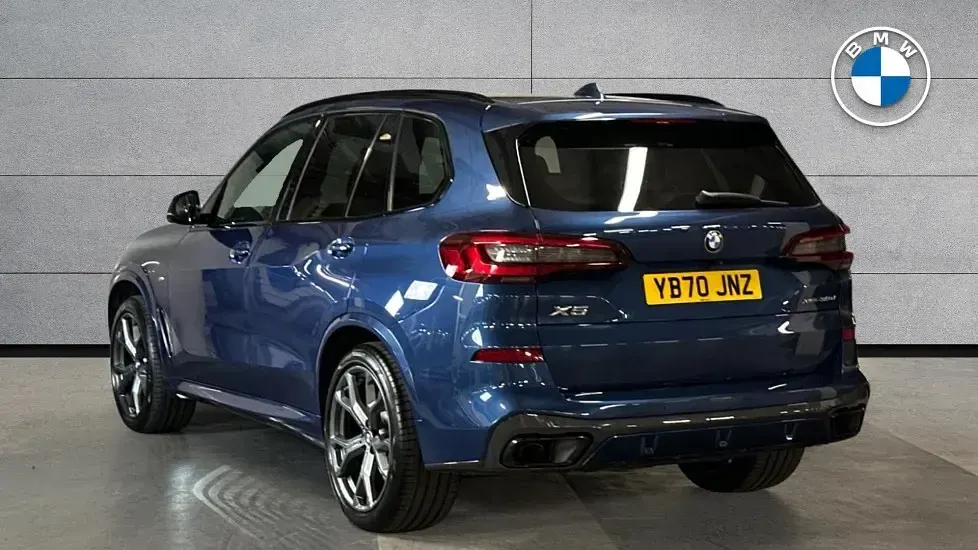 Used BMW X5 M Sport 261 HP (191 kW) 2020 Blue SUV