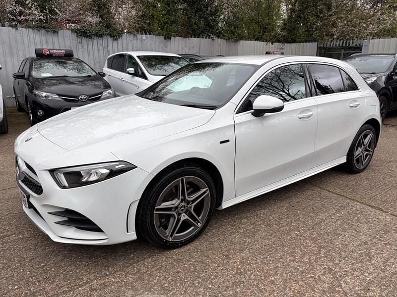 Used Mercedes A250 AMG line 2020 White Hatchback