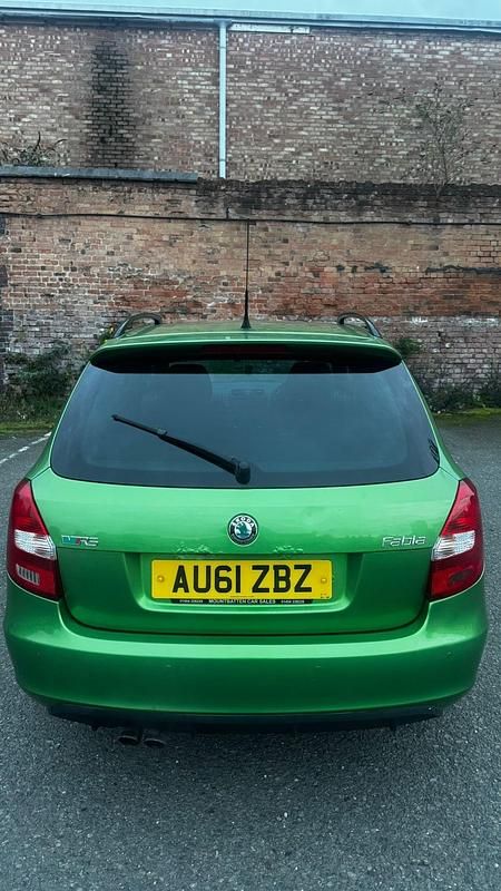 Used Skoda Fabia vRS 180 HP (132 kW) 2011 Green Hatchback