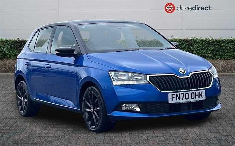 Used Skoda Fabia Colour Edition 95 HP (69 kW) 2020 Blue Hatchback