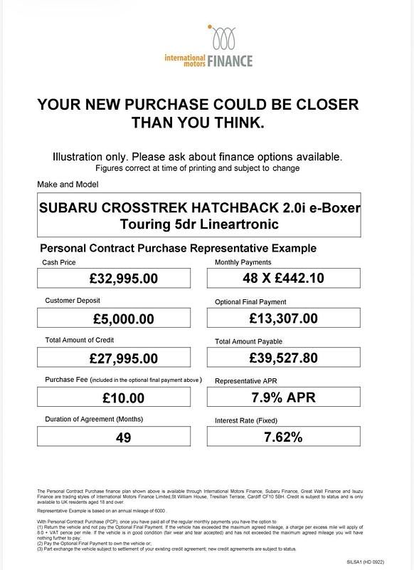 Used Subaru Crosstrek 2025 Blue SUV