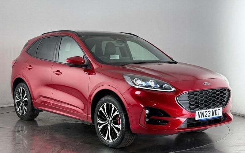 Red Used 2023 Ford Kuga ST-Line X SUV | £22,600 (Fair price) - Image 1/3