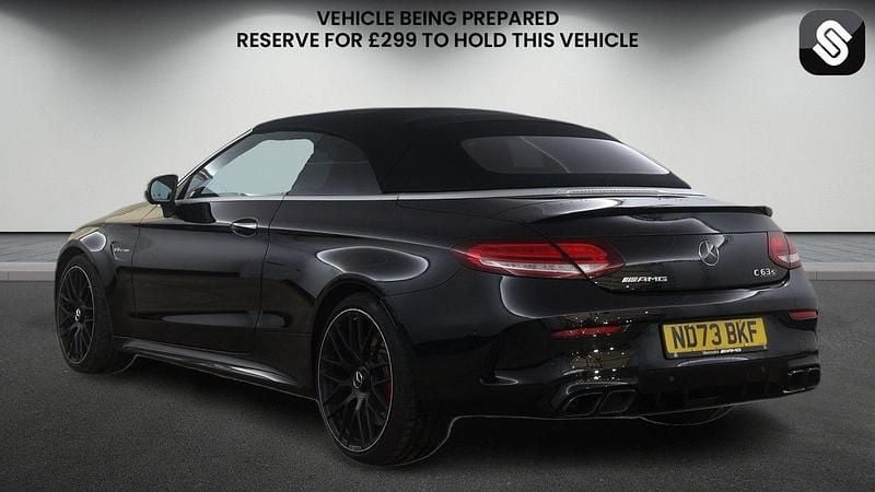 Used Mercedes C63 AMG Premium Plus 2023 Obsidian black Cabriolet
