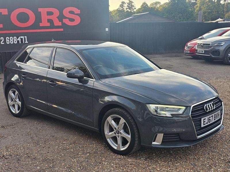 Grey Used 2017 Audi A3 Sportback Sport Hatchback | £13,500 (Fair price) - Image 1/4