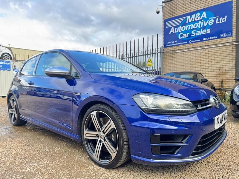 Used VW Golf VII R 2014 Blue Hatchback