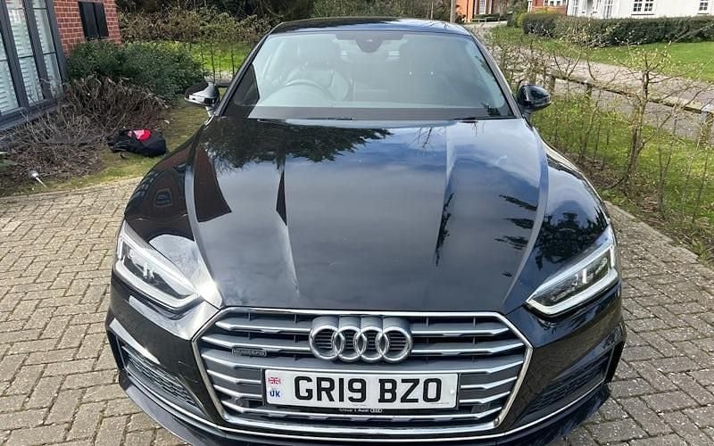 Used Audi A5 S-Line 190 HP (139 kW) 2019 Black Coupe