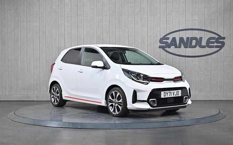 Used Kia Picanto GT-Line 101 HP (74 kW) 2021 White Hatchback