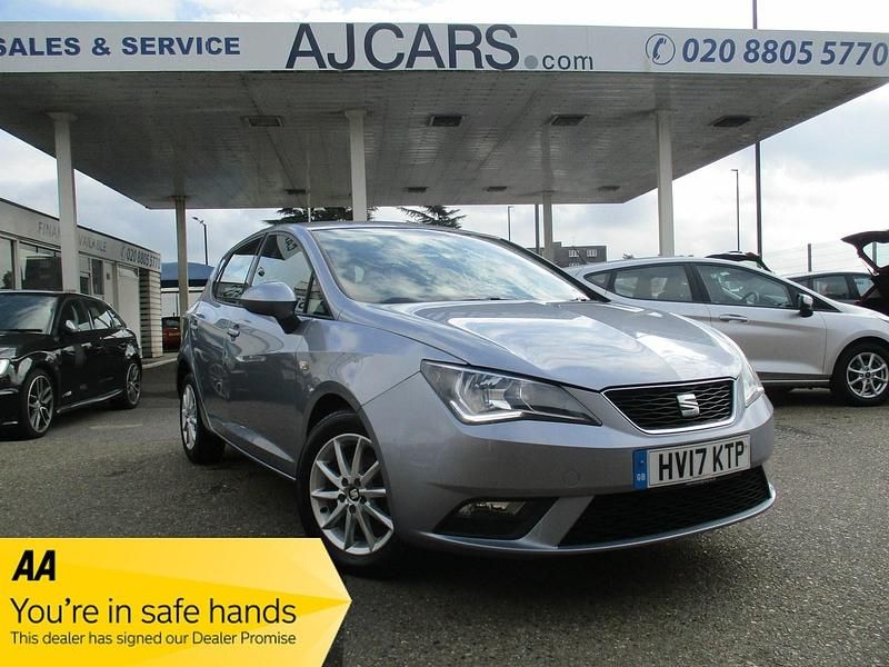 Used Seat Ibiza SE Technology 90 HP (66 kW) 2017 Silver Hatchback