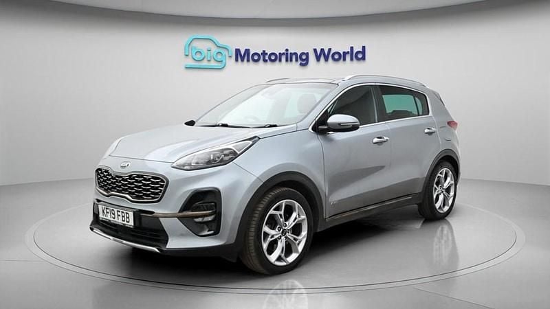 Used Kia Sportage GT-Line S 182 HP (133 kW) 2019 Silver SUV