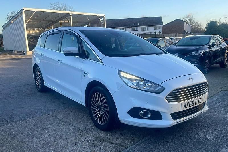White Used 2018 Ford S-MAX Titanium MPV | £13,895 (A bit pricey) - Image 1/3
