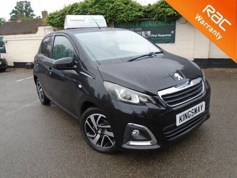 Black Used 2015 Peugeot 108 Allure Hatchback | £4,699 (Fair price) - Image 1/4