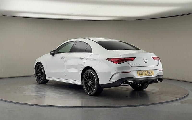 Used Mercedes CLA250e AMG line 218 HP (160 kW) 2022 Digital white Sedan