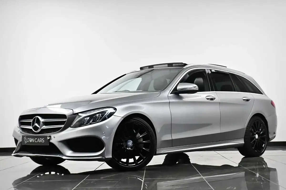 Used Mercedes C250 AMG Line Premium Plus 2015 Silver Estate