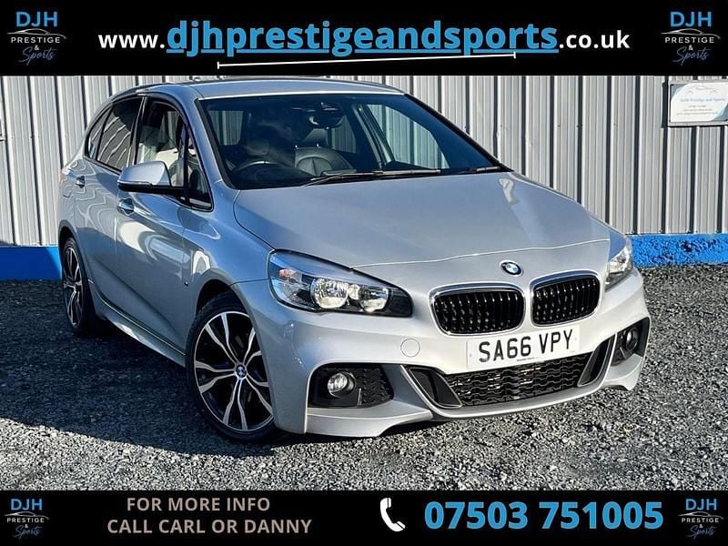 Silver Used 2016 BMW 216 Active Tourer M Sport MPV | £6,488 (Fair price) - Image 1/4