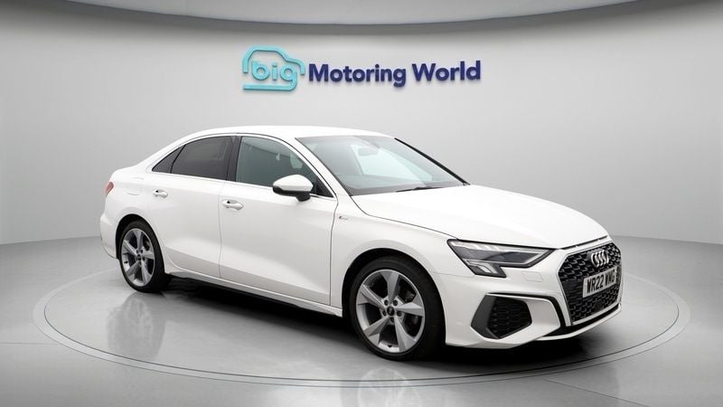 White Used 2022 Audi A3 S-Line Sedan | £19,900 (Good price) - Image 1/4