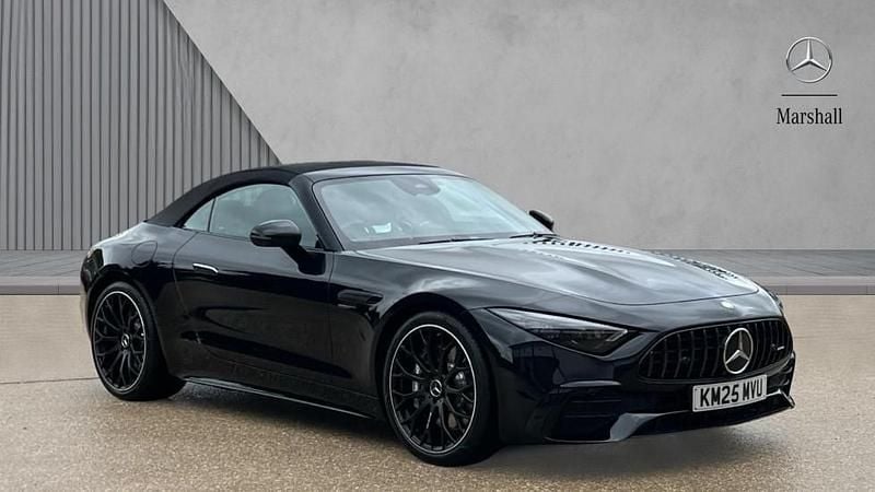 Black Used 2025 Mercedes SL43 AMG Premium Plus Cabriolet | £85,795 (Super price) - Image 1/4