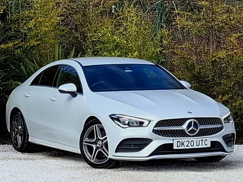 Used Mercedes CLA200 AMG line 163 HP (119 kW) 2020 White Sedan