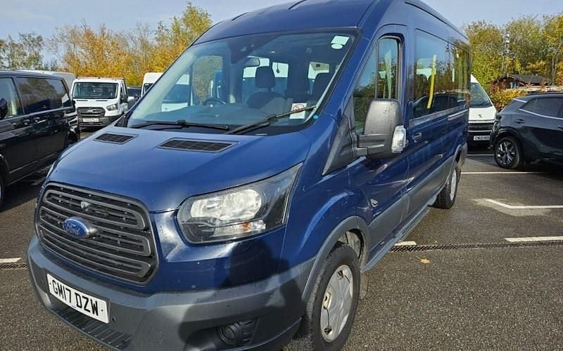 Used Ford Transit 125 HP (91 kW) 2017 Blue MPV