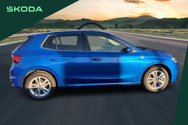 New Skoda Fabia SE L 113 HP (83 kW) 2025 Blue Hatchback