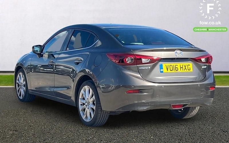 Begagnad Mazda 3 Inclusive 120 HK (88 kW) 2016 Grå Sedan