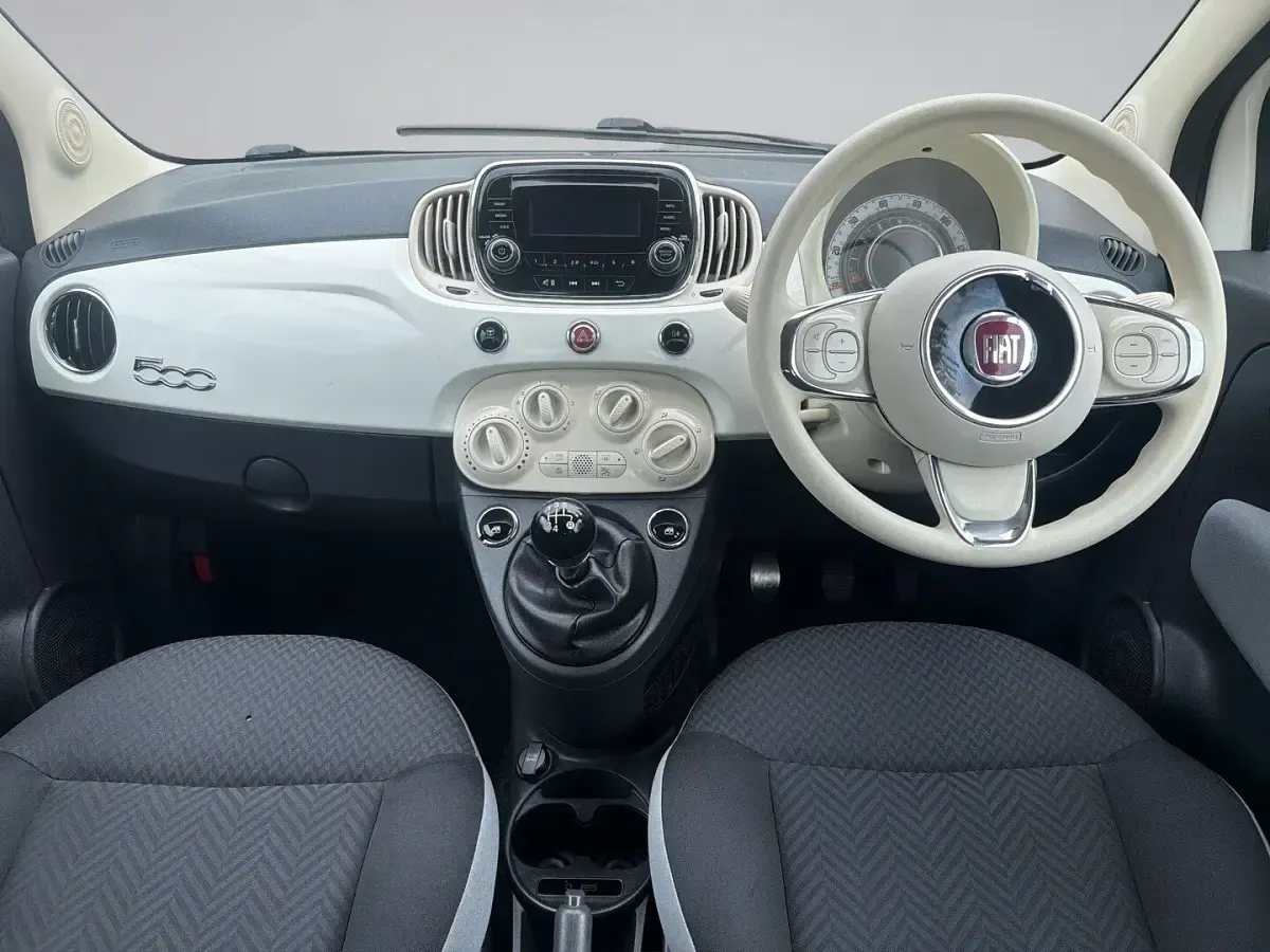 Used Fiat 500 Pop 69 HP (50 kW) 2016 White Hatchback