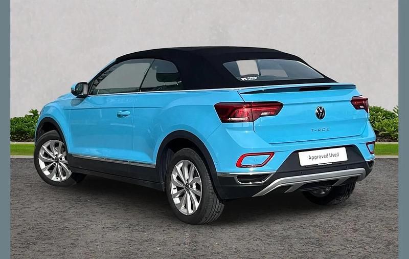 Used VW T-Roc Cabriolet Style 150 HP (110 kW) 2023 Blue Cabriolet