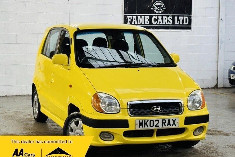 Yellow Used 2002 Hyundai Atos Hatchback | £1,500 (Fair price) - Image 1/1