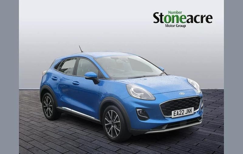 Blue Used 2022 Ford Puma Titanium SUV | £10,990 (Fair price) - Image 1/4