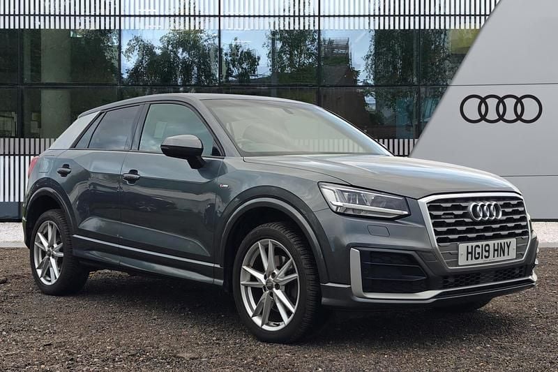 Grey Used 2019 Audi Q2 S-Line SUV | £17,390 (Fair price) - Image 1/4