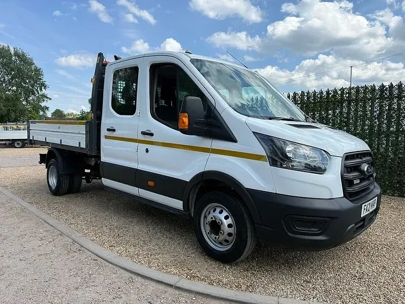 Used Ford Transit 130 HP (95 kW) 2021 White Cabriolet