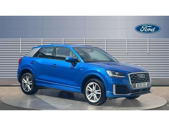Blue Used 2018 Audi Q2 S-Line SUV | £12,834 (Fair price) - Image 1/4